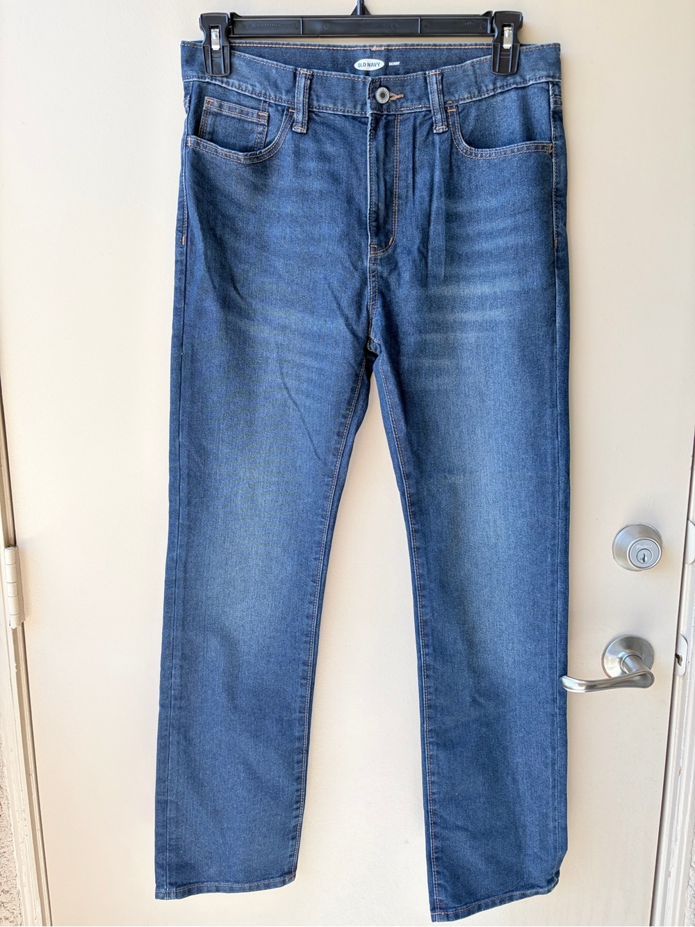 Girls Size 16 Old Navy Blue Straight-Leg Jeans - Classic Everyday Denim